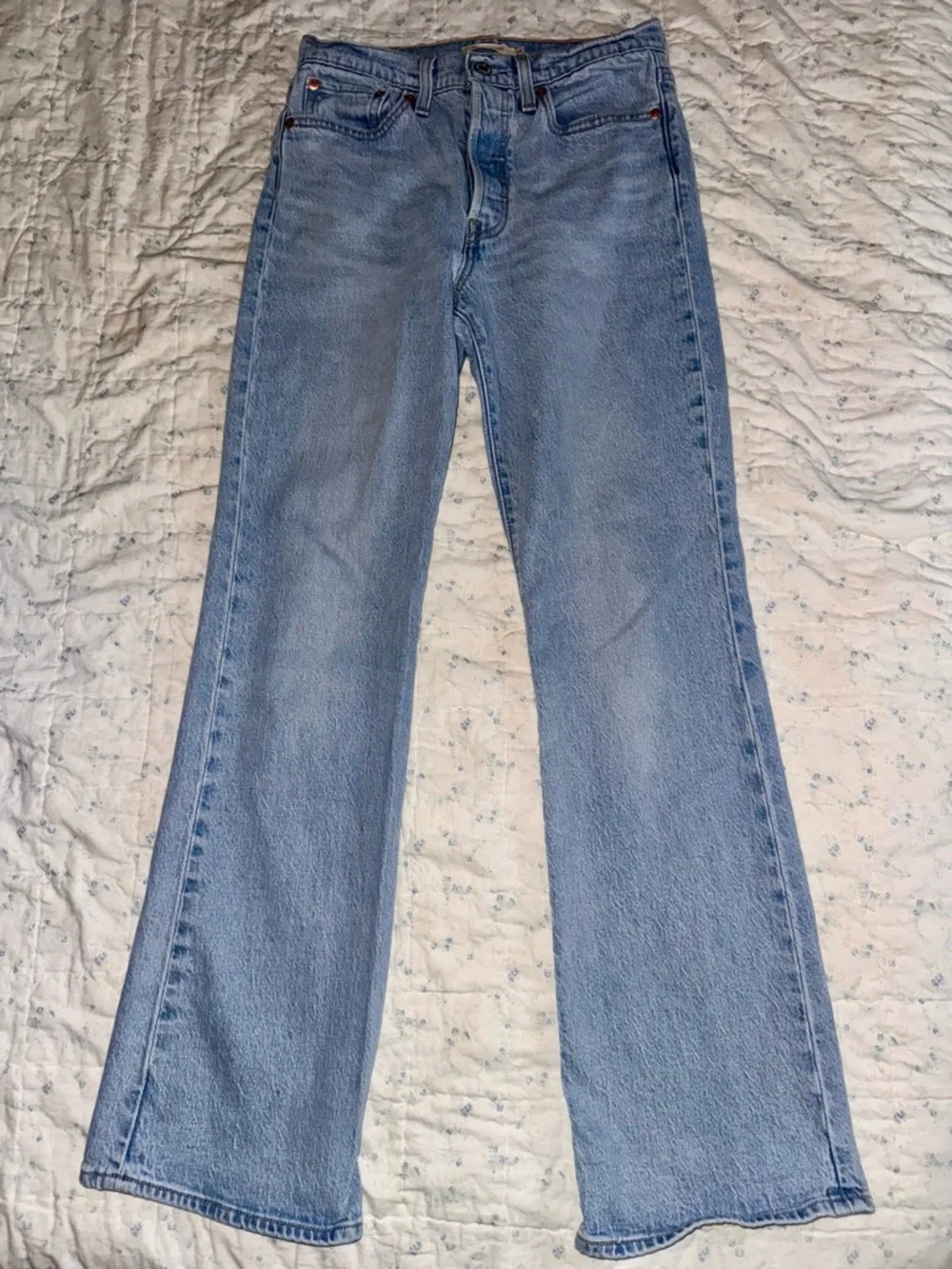 LEVI's Wedgie Bootcut Jean 27 LIKE NEW - Picture 8 of 13